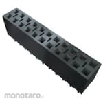 SAMTEC Pcb Connection Socket, 16 Poles, 2.54Mm, 1 Row, Through Hole, 1 Set, 14 Pieces