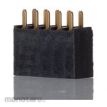 SAMTEC Samtec Pcb Socket, 5-Pole, 2.54Mm, 2-Row, Through-Hole Mount