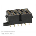 SOURIAU Pcb Mount Socket, 24 Position, 5.08Mm, 6 Row