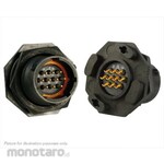 SOURIAU Souriau Sunbank By Eaton Circular Connector, 10-Way, Standard, Panel Mount, Uts712E10P