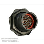 SOURIAU Souriau Sunbank By Eaton Circular Connector, 19 Position, Standard, Panel Mount, Uts71419P