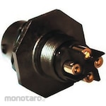 SOURIAU Souriau Sunbank By Eaton Circular Connector, 4-Way, Standard, Panel Mount, Uts7124Pscr