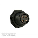 SOURIAU Souriau Sunbank By Eaton Circular Connector, 4-Way, Standard, Panel Mount, Uts7124Sscr