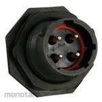 SOURIAU Souriau Sunbank By Eaton Circular Connector, 4-Way, Standard, Panel Mount, Uts712E4P