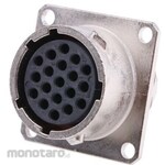 SOURIAU Souriau Sunbank By Eaton Mil Standard Circular Connector Uto, Series, Female, 19 Pins Ut0W01419Sh6