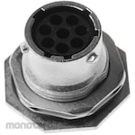 SOURIAU Souriau Sunbank By Eaton Mil Standard Circular Connector Uto, Series, Female, 8-Way Ut07128Sh6