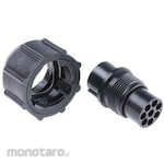 SOURIAU Souriau Sunbank By Eaton Mil Standard Circular Connector Utp, Series, Male, 8-Way Utp6128P