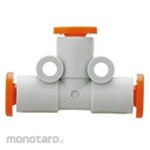 SMC Double-ended Tee Union Inch Size KQ2T01 Series