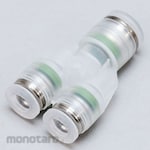 PISCO Tube Fitting PP Different Diameter Union Way Clean Room Packaging