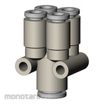 SMC One-touch Fittings Different Diameter Double Union Y