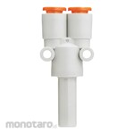 SMC Different Diameter Branch Union Y KQ2X Inch Size (Sambungan Y)