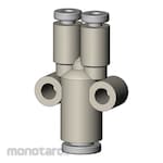 SMC One-touch Fittings Branch Y (Sambungan Y)