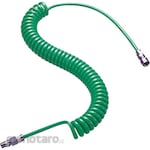 TRUSCO Selang Angin Spiral Tahan Api (Flameproof) dengan Fitting 1/4