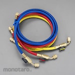 ESCO [R12 / R22 / R502] Charging hose set with ball valve