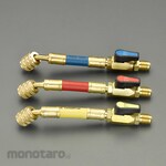ESCO 15cm / 3-piece set (R410A) Charge hose with ball valve