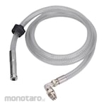 SAMOA Spring Reinforce Transparent Suction Hose With Foot Valve (Selang Spiral / Selang Hisap)