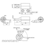 TOK Bearing Rotary damper TD28