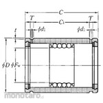 NTN Linear ball bearing + KD type