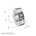 FAG Angular Contact Ball Bearing Series 3206-BD-XL-2Z-TVH