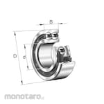 FAG Angular Contact Ball Bearing Series 3208-BD-XL-2Z-TVH-C3