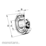 FAG Deep Groove Ball Bearings Series 6002-2Z-C3