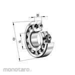 FAG Self-aligning Ball Bearings K-M-C3
