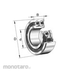 INA Angular Contact Ball Bearing Series 3215-2Z-C3