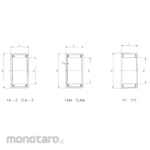 IKO Needle Roller Bearing TAW Series