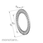 INA Axial Needle Roller and Cage Assembly AXK Type