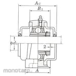 FYH Pillow Type Unit UKP-FC Type