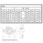 NTN Bearing Unit Diamond Flange Type Made Of Glass Fiber Reinforced Resin