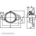 NTN Diamond Flange Unit Oil Supply Type