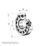 FAG Self-aligning Ball Bearings K-M-C3