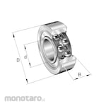 FAG Angular Contact Ball Bearing 3205-BD-XL-2HRS-TVH-C3 Series (Laher)