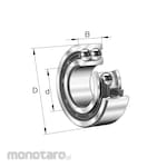 FAG Angular Contact Ball Bearing 3317-M-C3 Series (Laher)