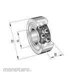 FAG Angular Contact Ball Bearing Series 3306-BD-XL-2Z-TVH
