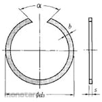 NTN Retaining ring + BR type
