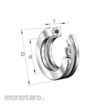 FAG Axial Deep Groove Ball Bearing 51000 Series Single Direction (Laher)