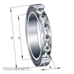 FAG Deep Groove Ball Bearing 61000 Series 2RZ (Laher)