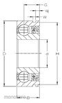 INA Deep Groove Ball Bearing 200 Series (Laher)