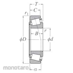 NTN Tapered Roller Bearing (Laher)