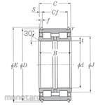 NTN SL Cylindrical Roller Bearing For Sheave