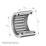 INA Needle Roller Bearing HK1816-2RS-L271 Series (Laher Bambu)