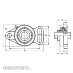 Asahi Seiko Diamond flange type unit UCFA type