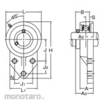 Asahi Seiko Diamond flange unit plastic series