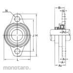 Asahi Seiko Silver series + diamond flange type unit