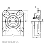 Asahi Seiko Square flange unit