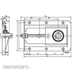 FYH SBPTH Steel Plate Made Frame Take-Up Type (Cylindrical Hole)