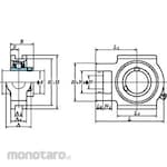 FYH UCT Take-Up Type (Cylindrical Hole) (Take-Up Bearing)