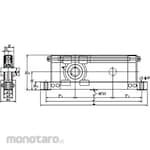 FYH UCTL Grooved Steel Frame with Take-Up Type (Cylindrical Hole) (Take-Up Bearing)